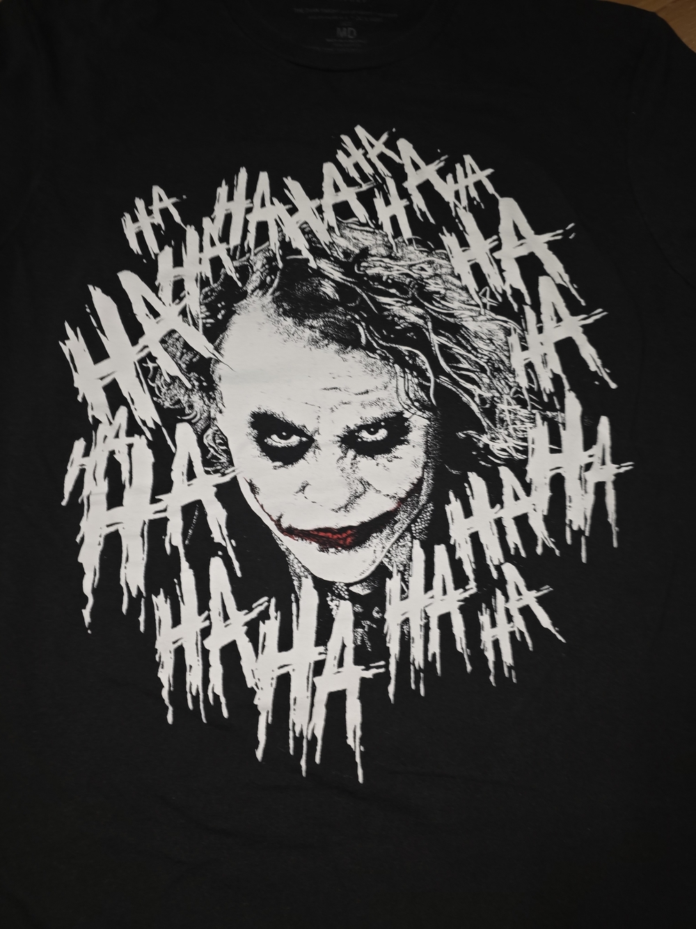 VINTAGE 2008 DARK KNIGHT JOKER HEATH LEDGER SIZE MEDIUM COLLECT GOOD SHAPE RARE